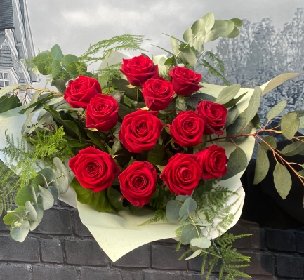 Red Rose Bouquet delivered in Eastbourne