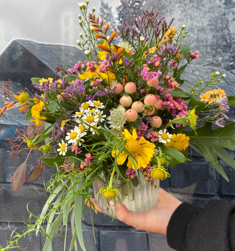 Cute Jar of Flowers