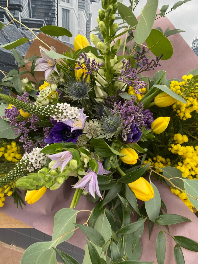 Wild Spring flowers delivered in Eastbourne and Seaford