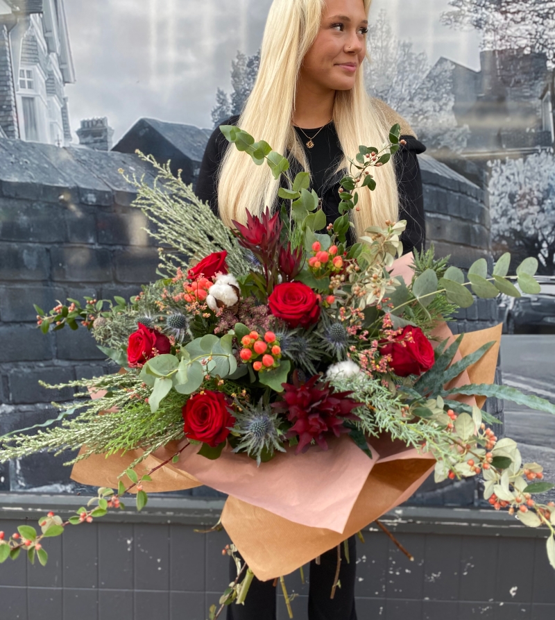 Luxury Red Rose Bouquet delivered in Eastbourne