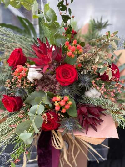 Luxury Red Rose Bouquet delivered in Eastbourne