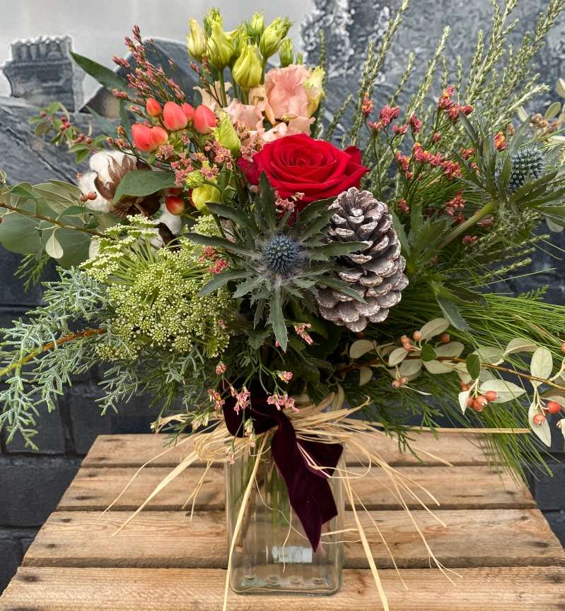 Festive Vase Arrangement