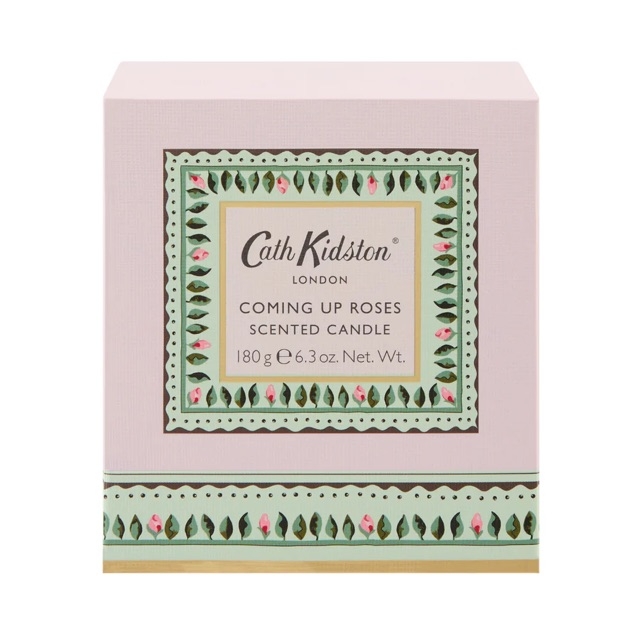 Cath Kidston Home Fragrance Pink Coming Up Roses Glass Candle, 180g