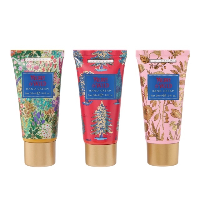 Merry and Wild hand cream Trio set