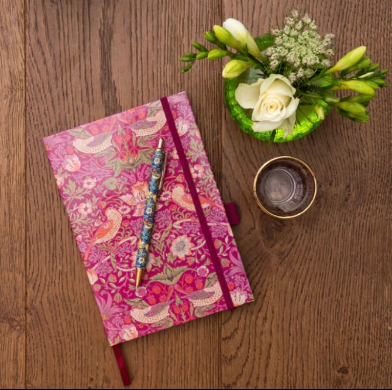 William Morris Notebook and Pen