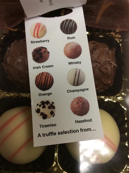 Van Roy Assorted Filled Truffles box of 12