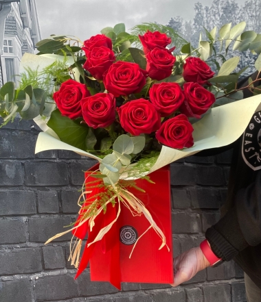 Red Rose Bouquet delivered in Eastbourne