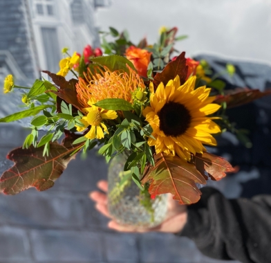 Cute Jar of Flowers