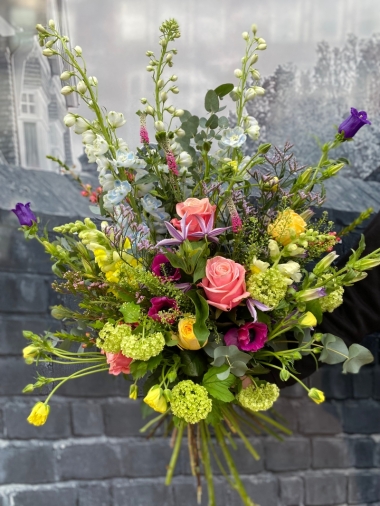 Vibrant Country Garden Tied Sheaf