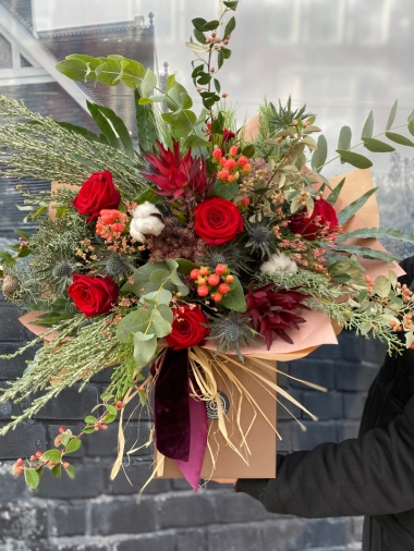 Luxury Red Rose Bouquet delivered in Eastbourne