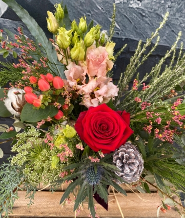 Festive Vase Arrangement