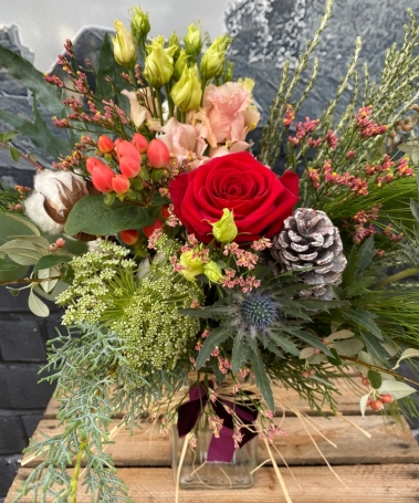 Festive Vase Arrangement