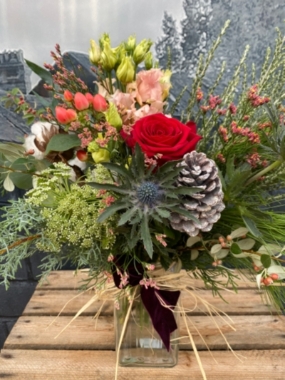 Festive Vase Arrangement