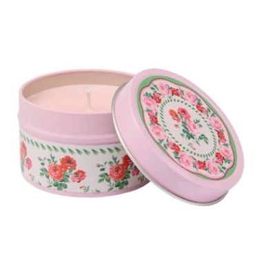 Cath Kidston Coming Up Roses Candle Tin