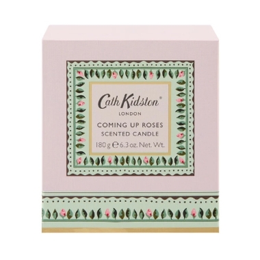 Cath Kidston Home Fragrance Pink Coming Up Roses Glass Candle, 180g