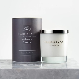 Marmalade Cashmere & Cocoa Large Glass Candle