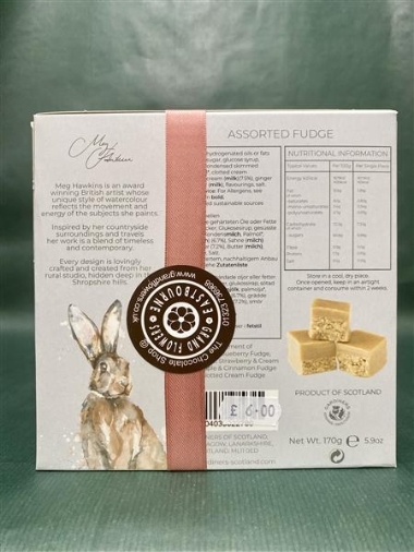 Meg Hawkins Luxury Assorted Fudge 170G