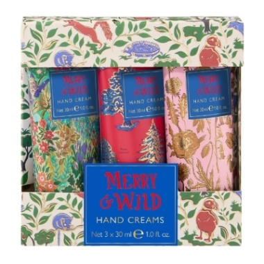 Merry and Wild hand cream Trio set