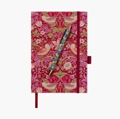 William Morris Notebook and Pen