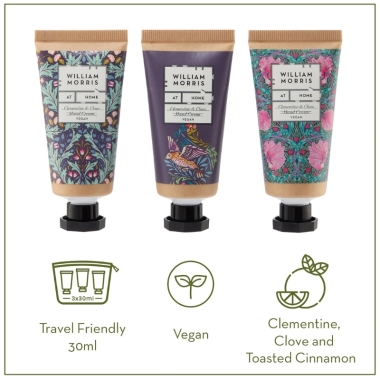 William Morris Trio hand cream gift set